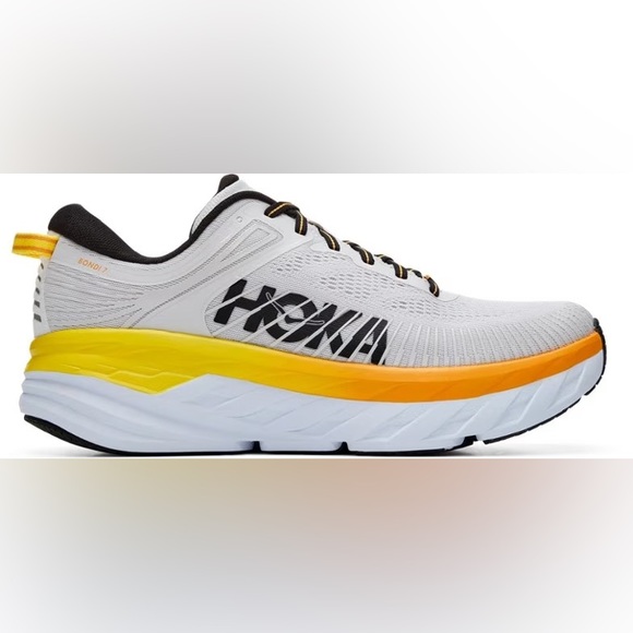 NWT Hoka Bondi 7 brand NEW in box Hoka One One Running shoes - Nimbus Cloud Grey - Picture 4 of 16